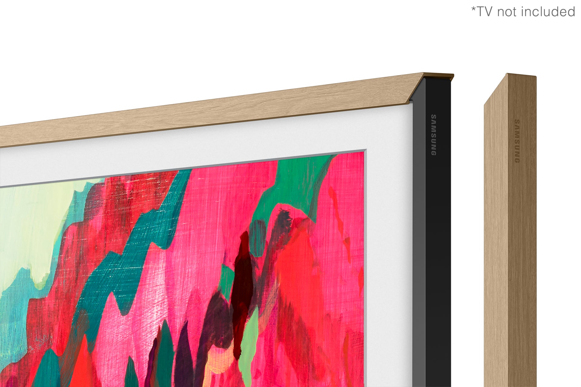 Samsung Frame Pro 75 – Teak, Rahmen