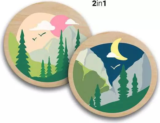 Ravensburger CreArt – Malen-nach-Zahlen-Set – Stille Natur – 20 × 20 cm – ab 12 Jahren