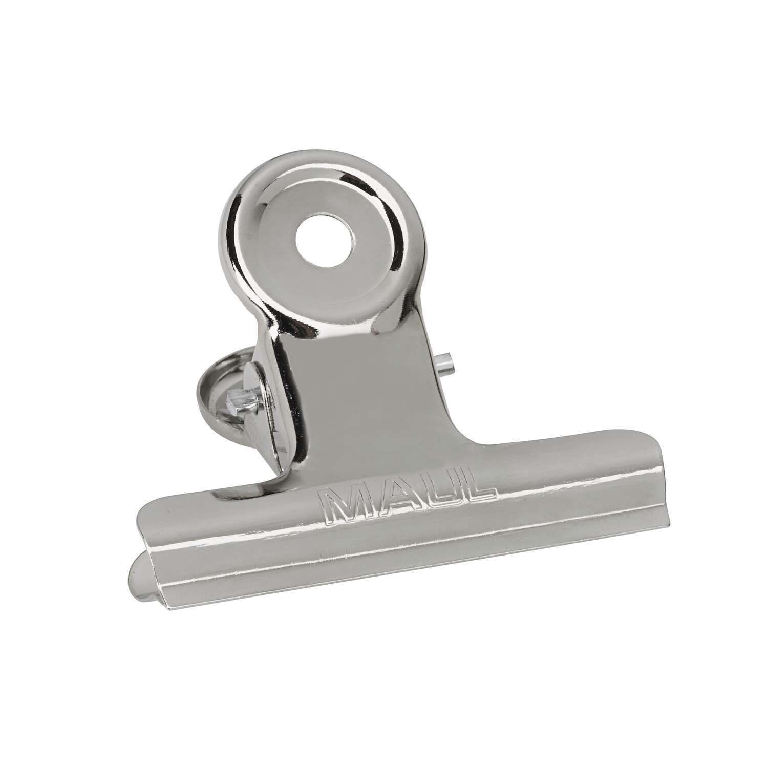 MAUL Büroklammern – 50 × 28 mm – Metall – Silber – 10 Stück