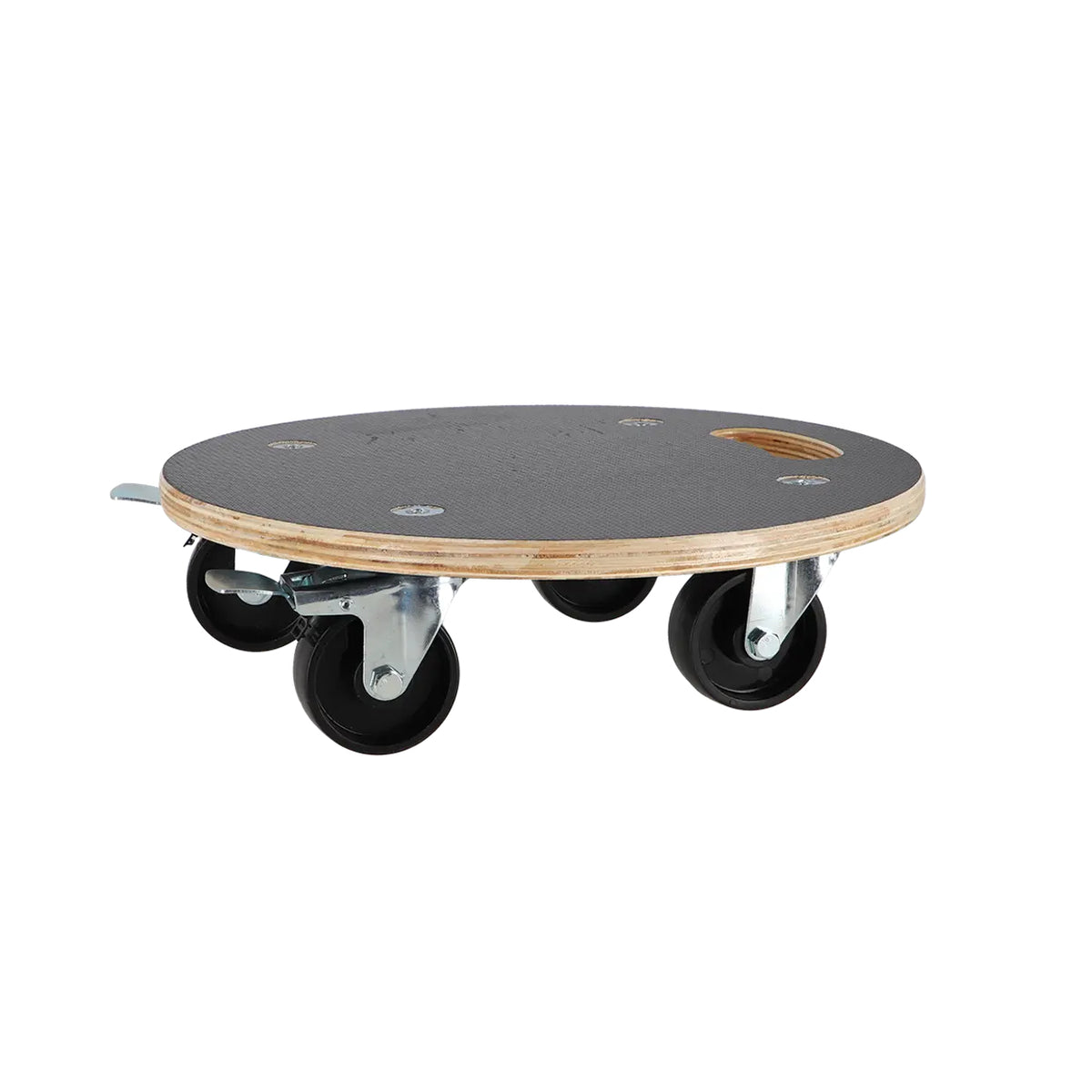 Esschert Design NG152 Pflanzenroller – Sperrholz/Stahl – Braun – Ø 380 × H 112 mm