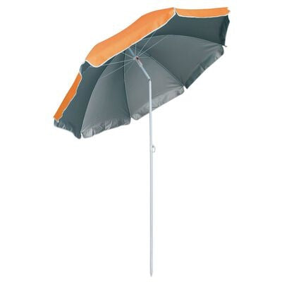 Eurotrail Strandschirm ETCF0933 – Ø 180 cm – Orange – UPF 50+