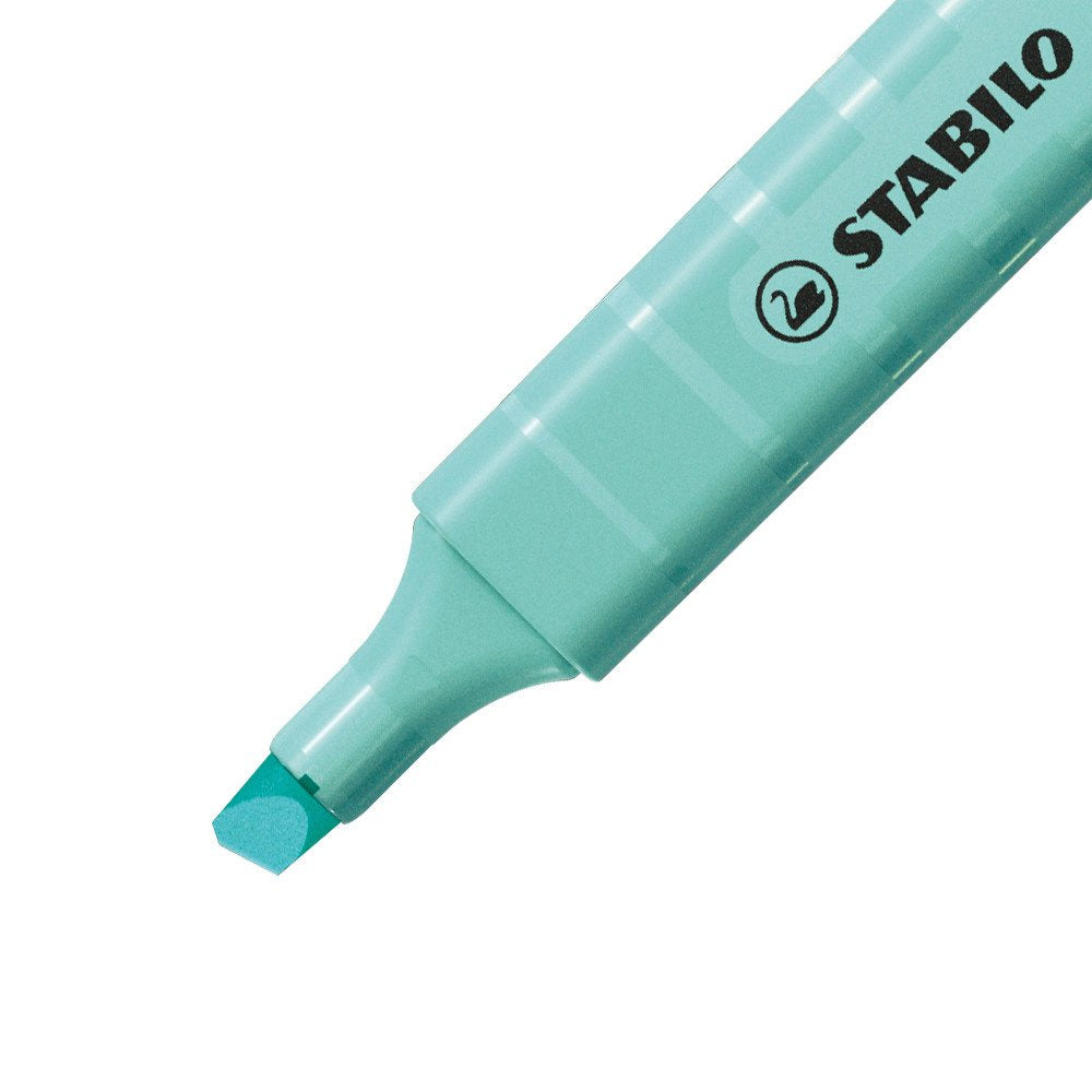 STABILO swing cool Pastel Edition Textmarker türkis – Keilspitze, 1–4 mm
