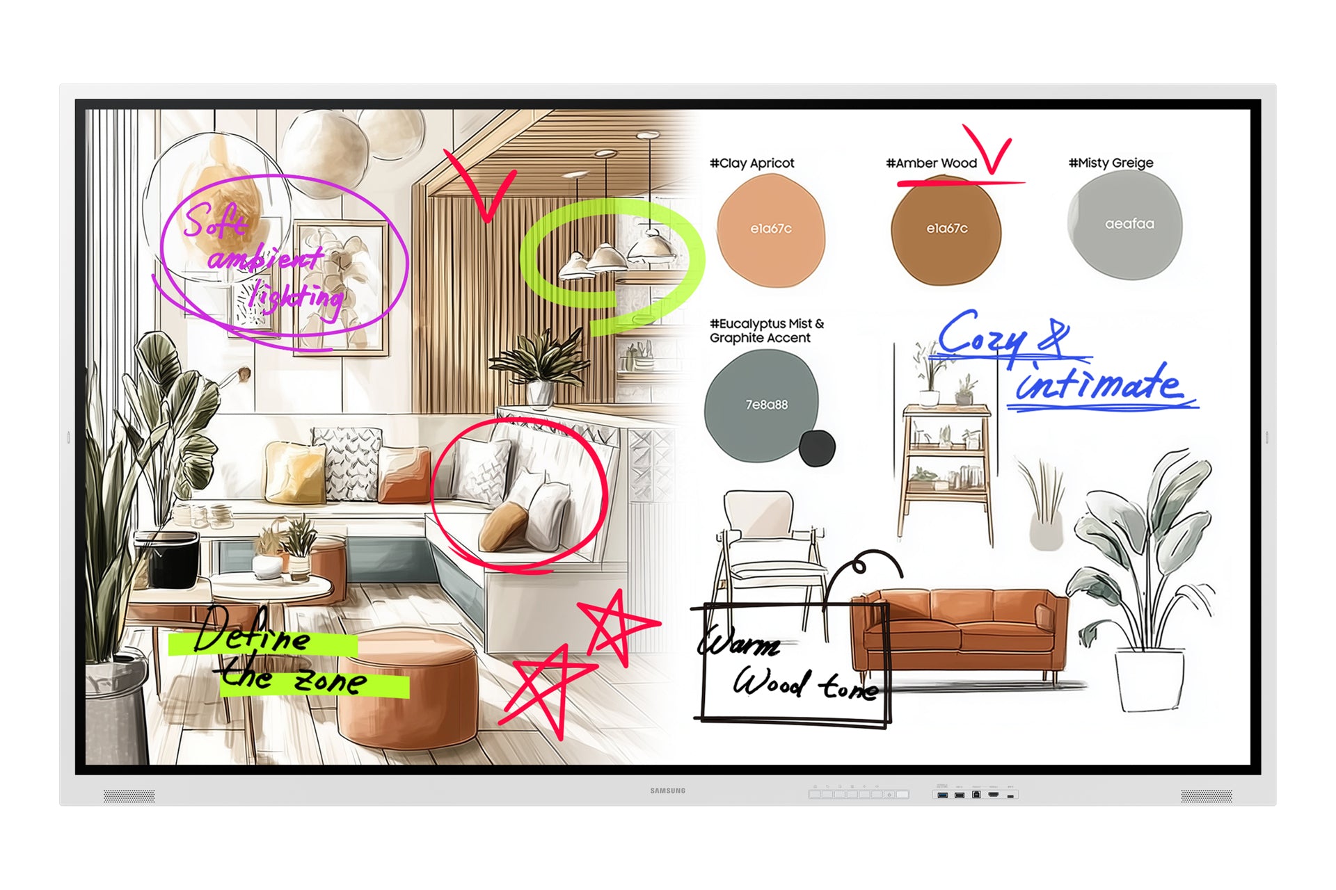 Samsung FLIP 5 PRO WM75FX – 75" Touch, 3840 × 2160 (4K)