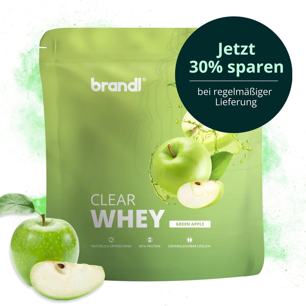 Brandl Nutrition Clear Whey Apfel – 800 g