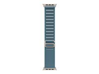 Apple Alpine Loop – Titan Natur, Hellblau, S, für Apple Watch