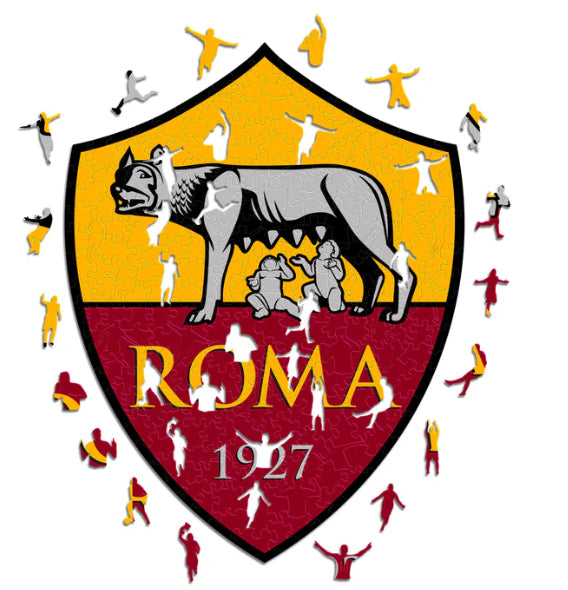 Iconic Puzzles AS Roma - Logo - Logikspiel, 1 Spieler, ab 14 Jahren, mehrsprachig