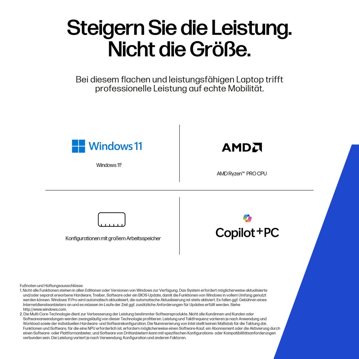 HP ZBook 8 G1 Copilot+ – 14,0" WUXGA, Ryzen AI 7 Pro 350, 32 GB, 1 TB SSD, Win 11 Pro