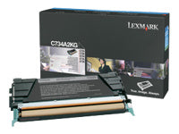 Lexmark Toner – Schwarz, 8000 Seiten – für C734/C736/X738