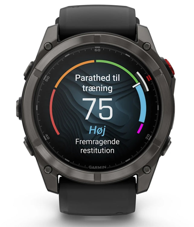 Garmin fēnix 8 Pro 51 mm GPS + Cellular – Titan Schwarz, Sportband Schwarz, 100 m
