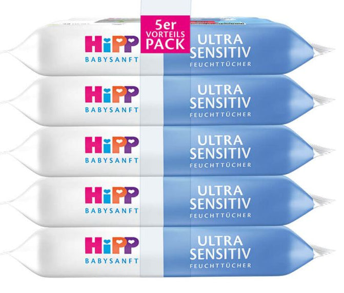 HiPP Feuchttücher Babysanft – Ultra sensitiv – 240 Stk