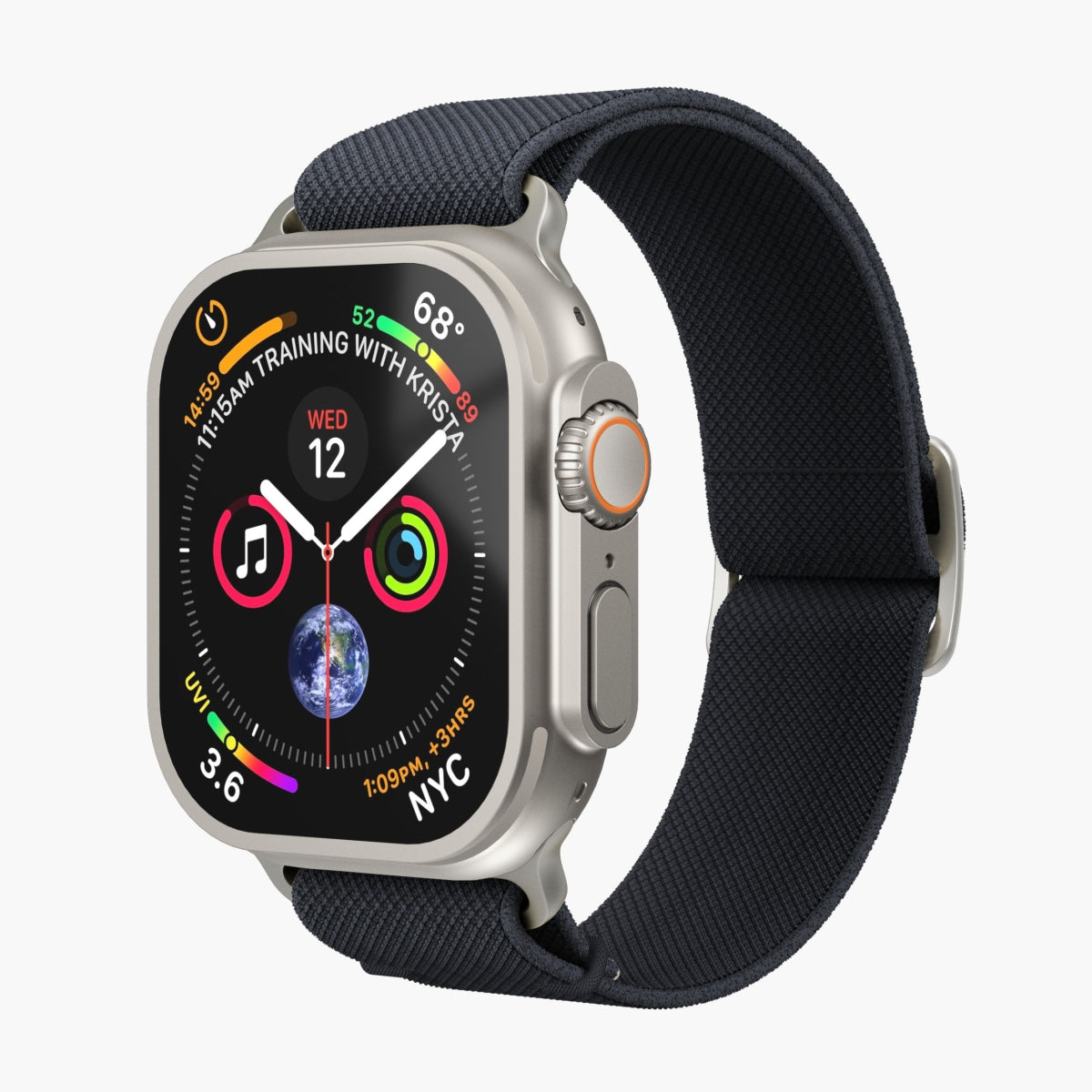 Vonmählen Classic Nylon Loop – Navy, für Apple Watch 40/41/42 mm