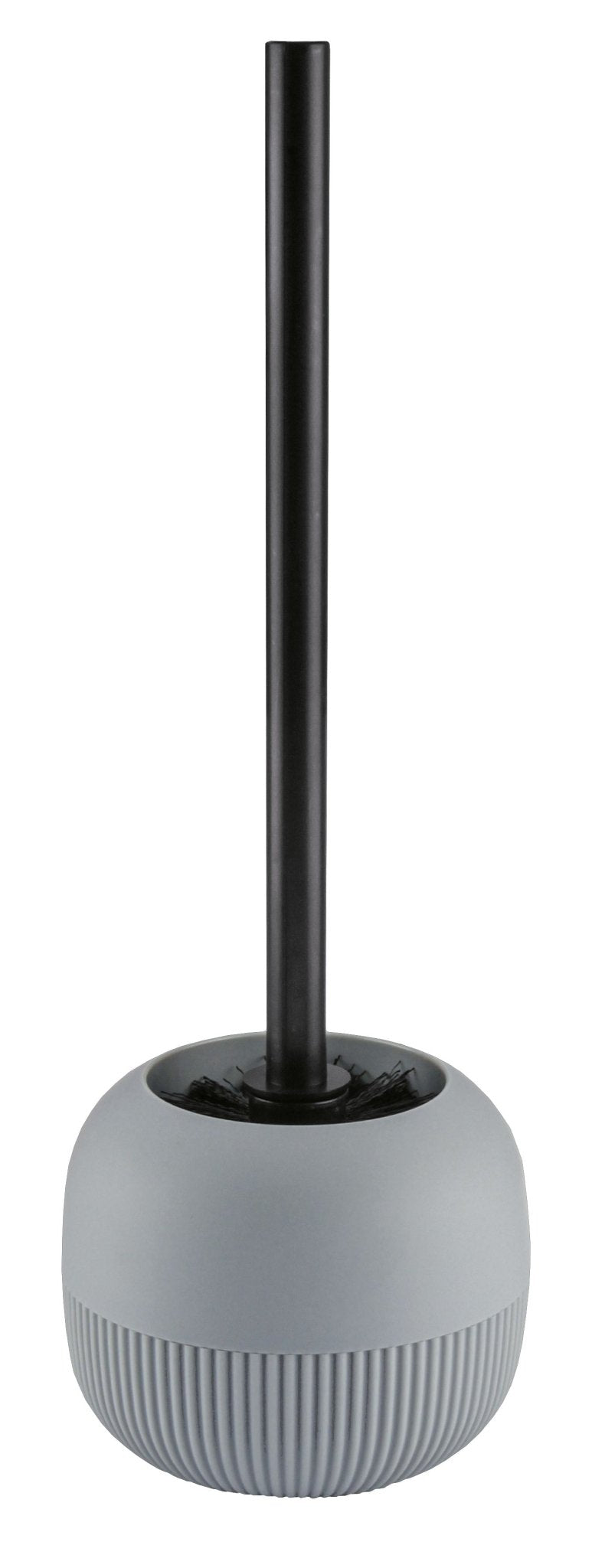 Kleine Wolke WC-Bürstenset – Kunststoff, Grau, H 38 cm, Ø 13 cm