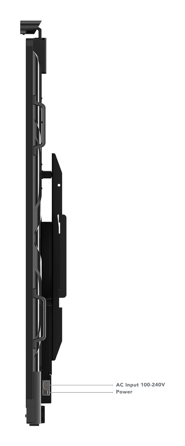 Lenovo ThinkVision T86 – 86" Touch, 3840 × 2160 (4K), VA, Webcam, LAN