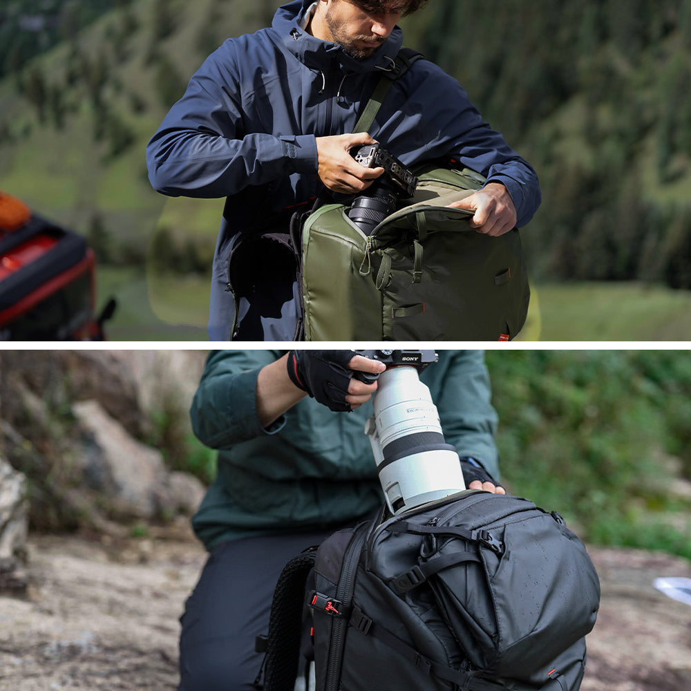 PGYTECH OnePro Focux Kamerarucksack – Cordura/PU – Grün
