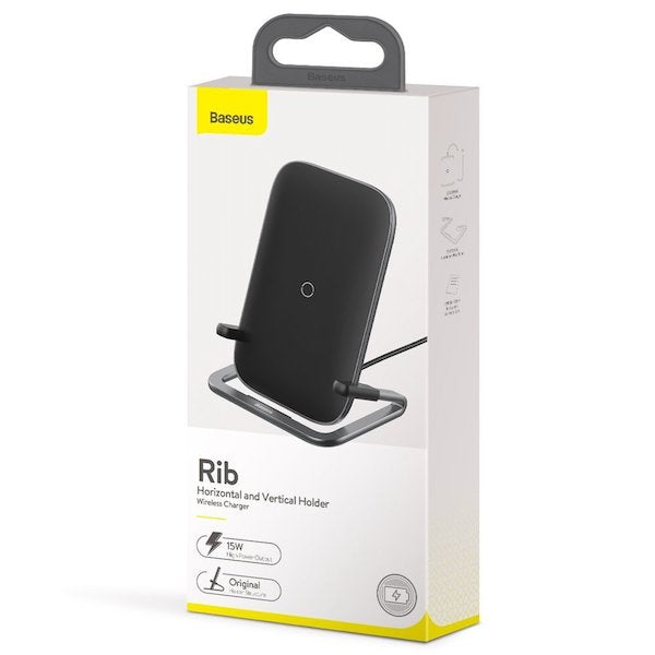 Baseus RIB Series Ladestation – 15 W, Qi – für Smartphones mit Qi-Standard