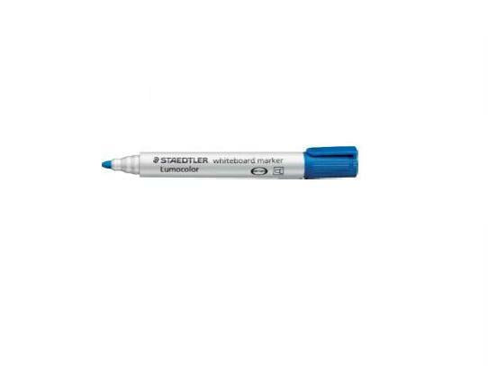 Staedtler Whiteboard-Marker – blau, trocken abwischbar, nachfüllbar – für Whiteboards, Glas und Porzellan