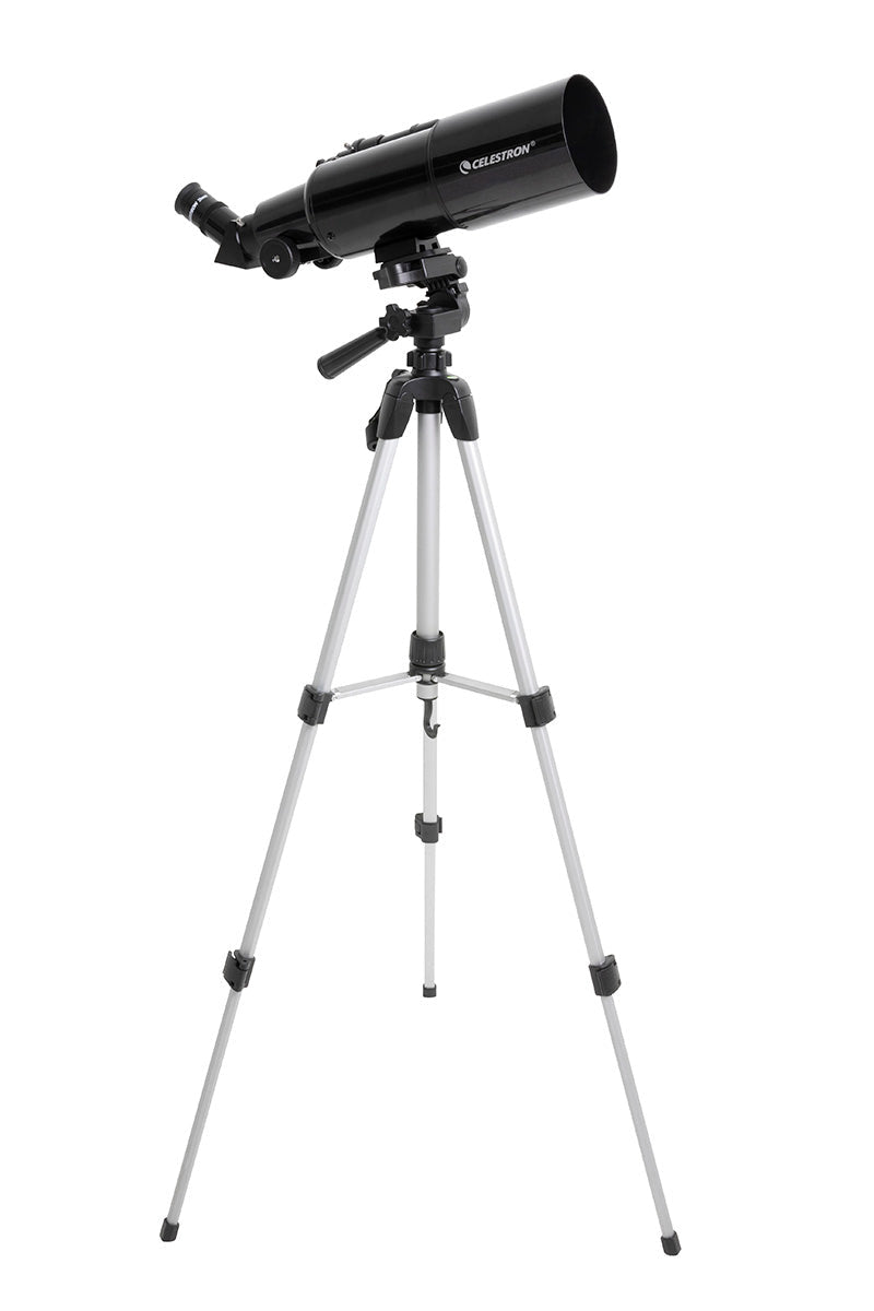 Celestron Travel Scope 80 – Refraktor, 300 mm, 15×, 7,6 cm Rohrdurchmesser, schwarz
