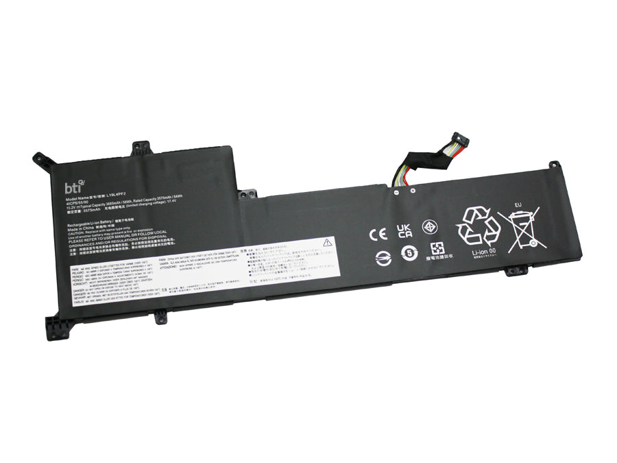 BTI Notebook-Akku – für Lenovo – 56 Wh, 15,2 V – Schwarz