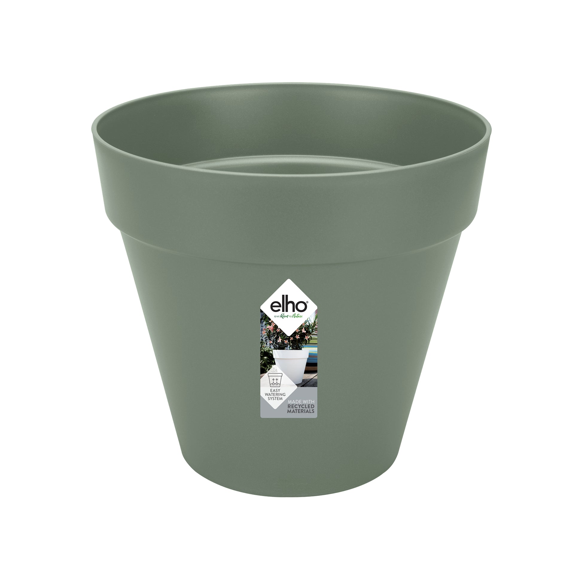 elho Loft Urban Pflanzgefäss – 9,6 l – Kunststoff, Grün