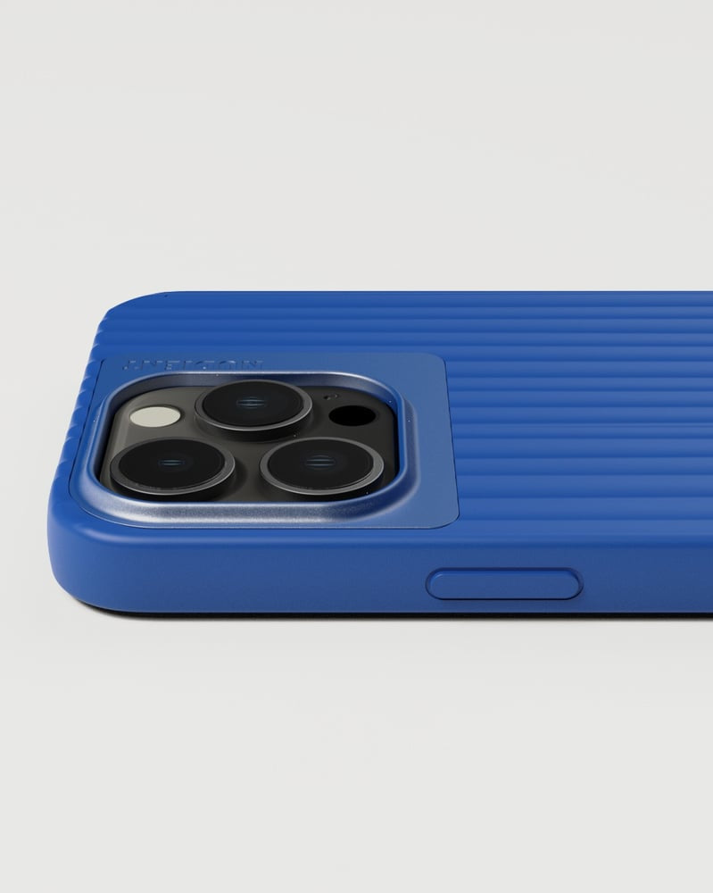 Nudient – Backcover – für Apple iPhone 15 Pro Max – blau – PC