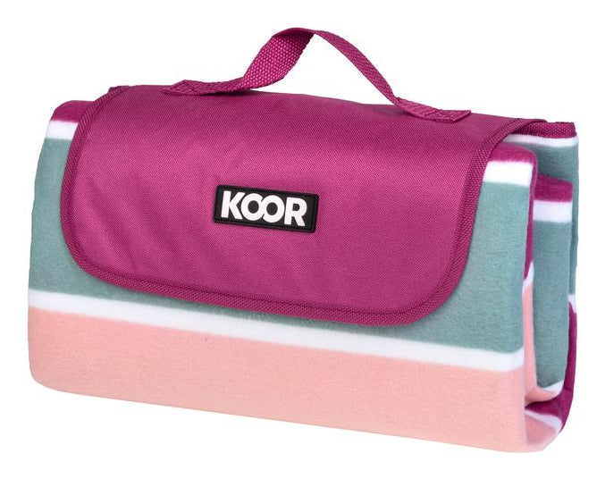 KOOR Lido Wohndecke – Mikropolyester, Rosa – 135 × 160 cm