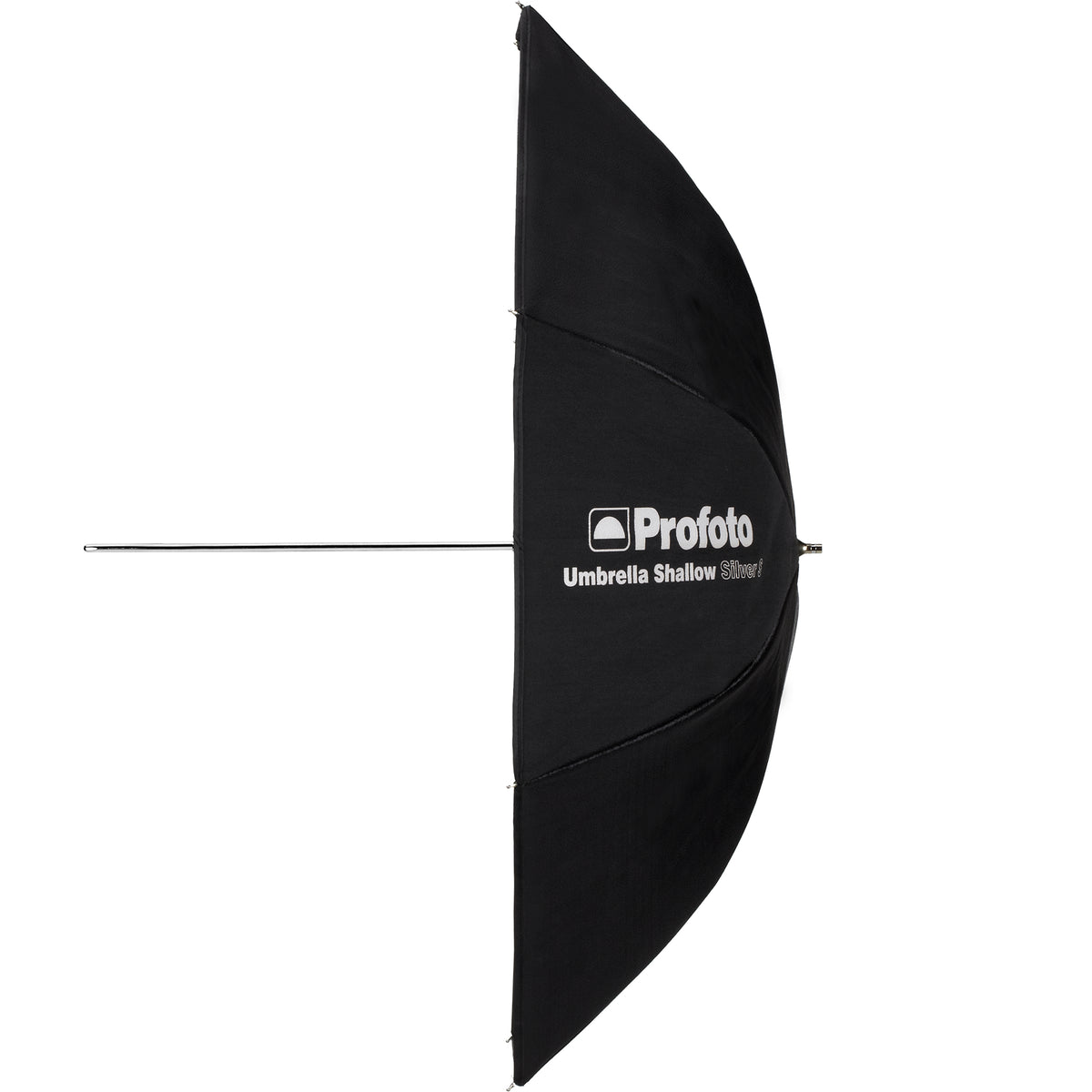 Profoto Blitzschirm Shallow Silver S – 85 cm, Tiefe 200 mm – Silber