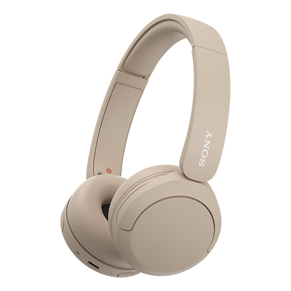 Sony WH-CH520 – On-Ear Headset – Bluetooth 5.2, geschlossen – beige, für Google Assistant/Apple Siri, bis 40 h