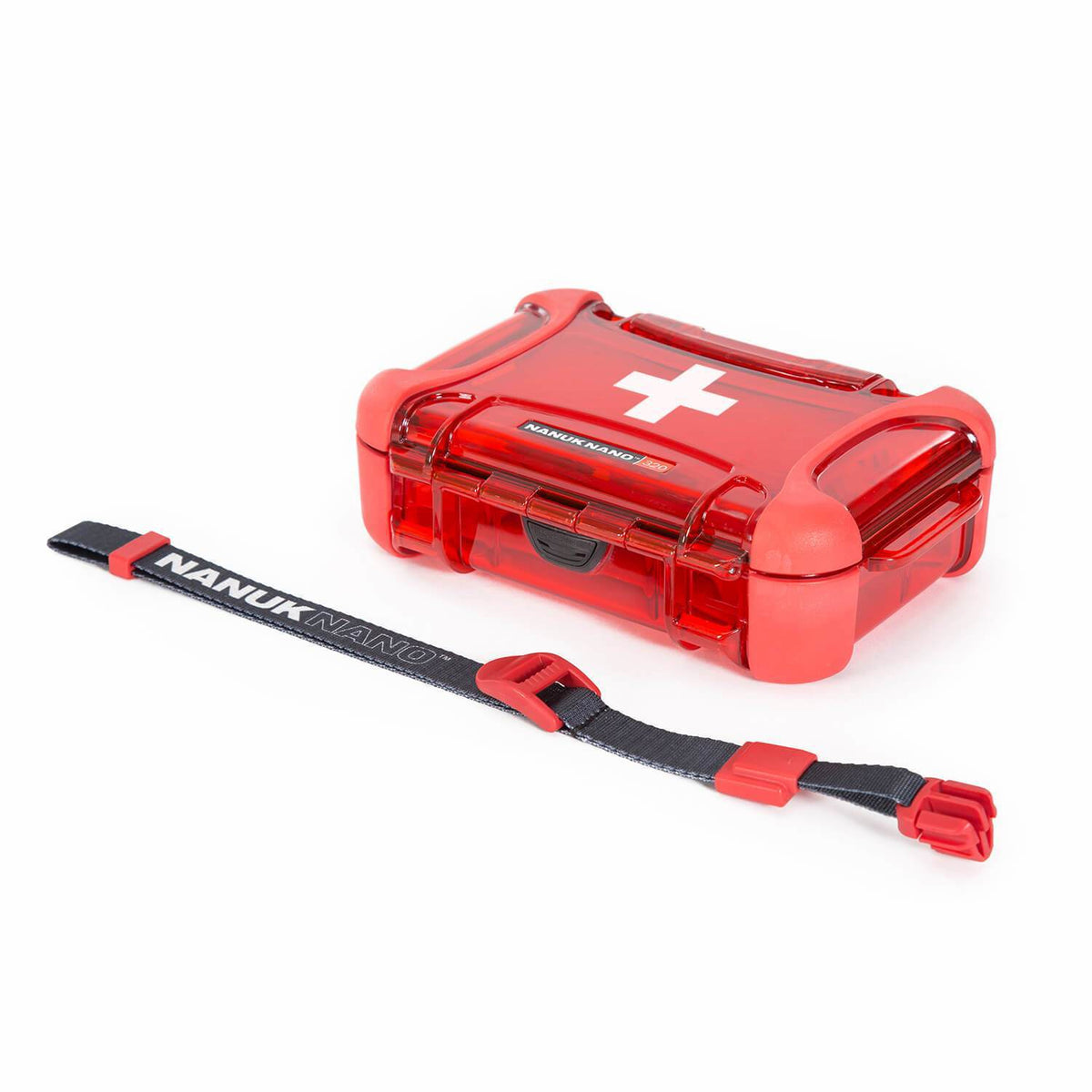 Nanuk Nano Case 320 – Nano Case 320, Erste Hilfe, leer, Rot, Weiss