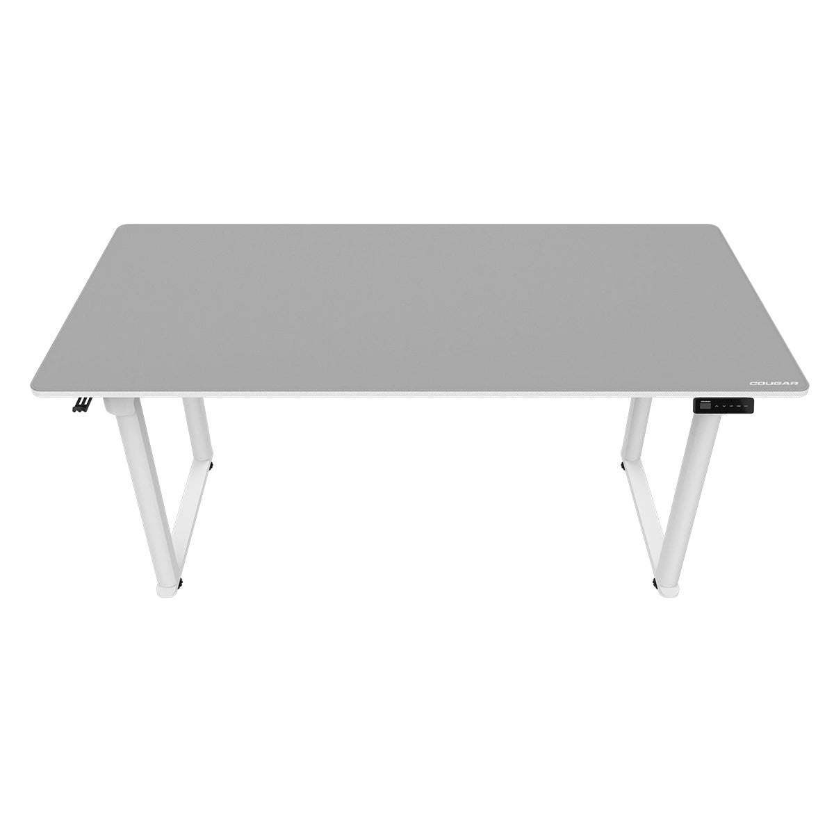 COUGAR Gaming E-Grav 160 – Höhenverstellbarer Tisch, 160 × 75 cm, elektrisch, 73–118 cm, 120 kg, Weiss