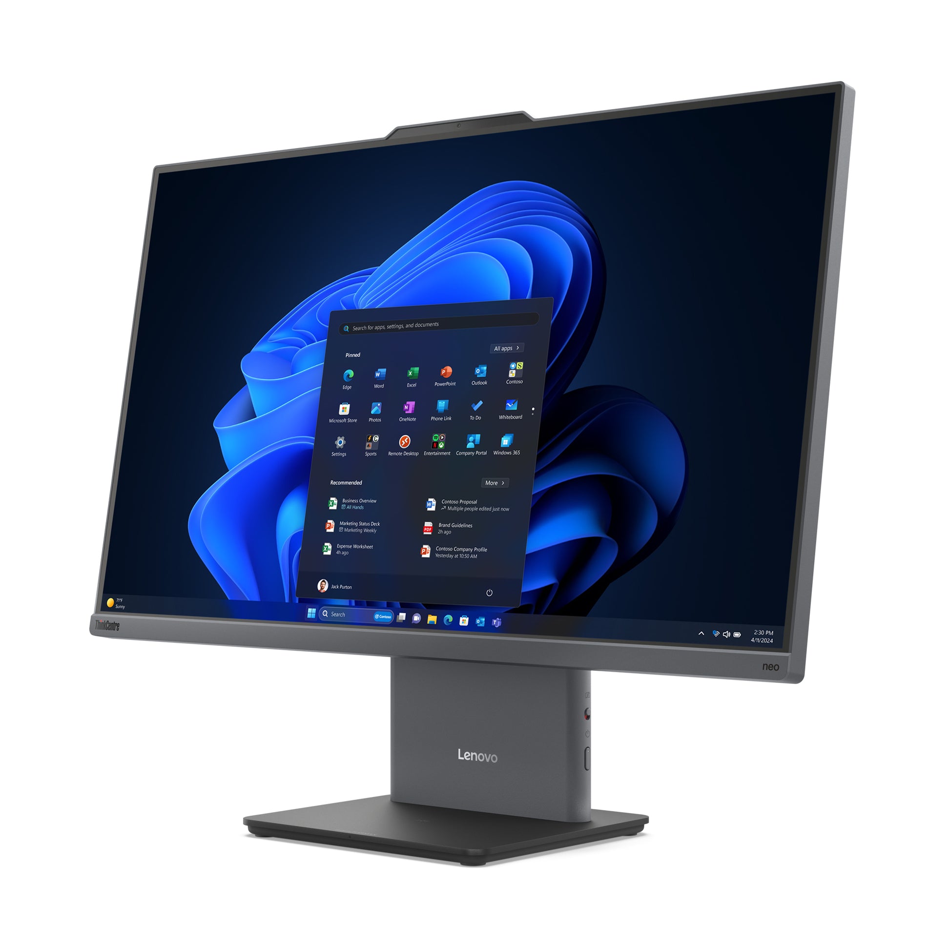 Lenovo All-in-One – 27" Full HD, Intel Core i3-1315U, 16 GB RAM, 512 GB SSD, Windows 11 Pro
