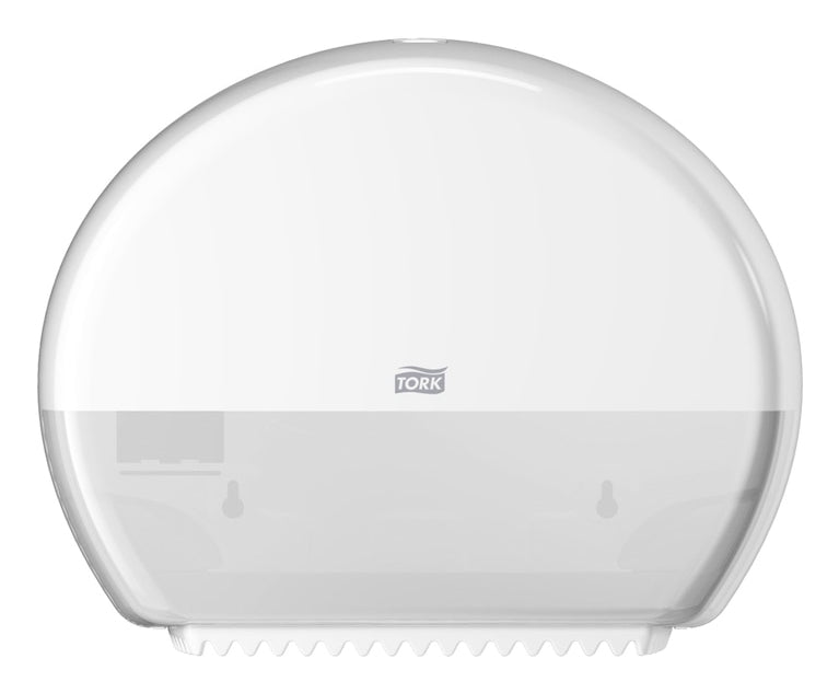 Tork Elevation – Toilettenpapierspender – Kunststoff, weiss, Mini Jumbo (T2), 13,2 × 34,5 × 27,5 cm