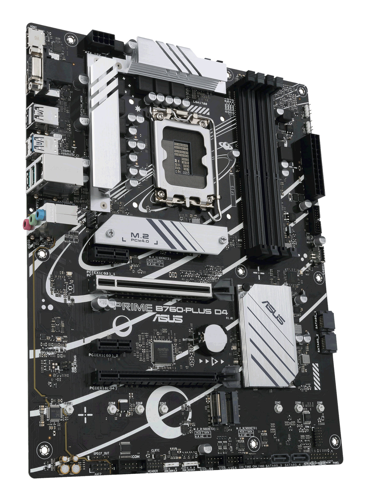 ASUS PRIME B760-PLUS D4 – Mainboard – LGA 1700, Intel B760, ATX, DDR4