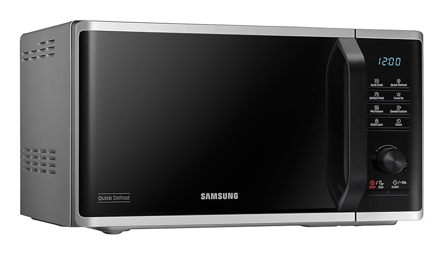 Samsung Solo-Mikrowelle MS23K3515AS – 23 l, Keramikboden, 800 W – Silber