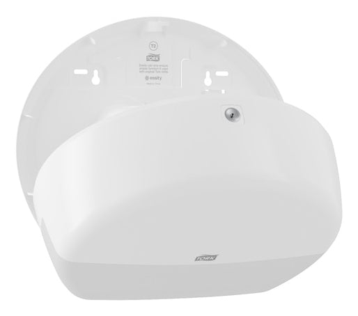 Tork Elevation – Toilettenpapierspender – Kunststoff, weiss, Mini Jumbo (T2), 13,2 × 34,5 × 27,5 cm