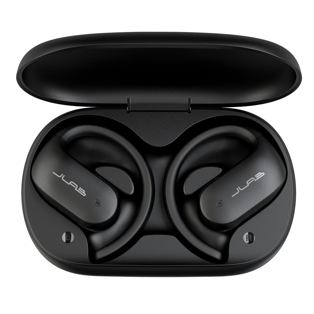 JLab JBuds Open Sport TWS In-Ear – Stereo, ANC, mit Ladecase, Schwarz, BT 5.1