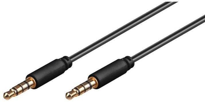 Microconnect 3,5-mm-Klinkenkabel – 3,5-mm-Klinke – 3,5-mm-Klinke – 2 m, vergoldete Stecker