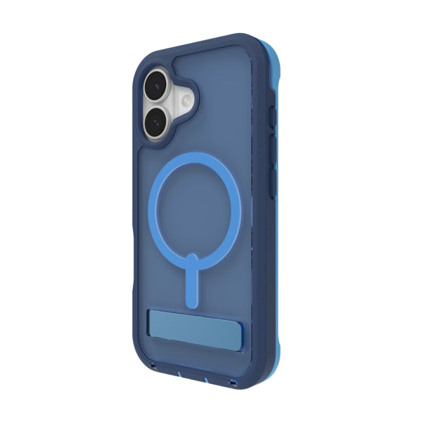 ZAGG Backcover Rainier Snap – für Apple iPhone 17 – Bryce Cobalt Horizon – Snap-/Lock-Verschluss