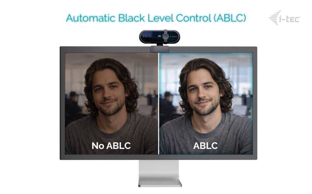 i-tec SOLOMON 100 Webcam – Full HD 1080p, 30 fps, USB – Schwarz