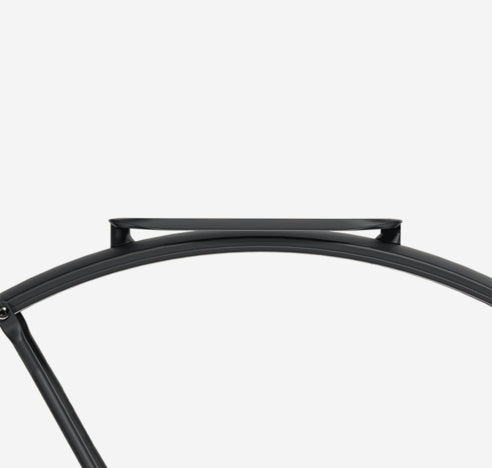 racktime Adapter – belastbar bis 8 kg, Höhe 21 mm – für SNAPIT 2.0 – schwarz, Aluminium – 1 Stk.