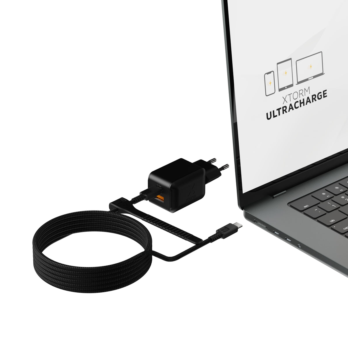 Xtorm XECNG701 USB-Ladegerät 70 W – USB-C×1, USB-A×1 – PD, QC 3.0, GaN