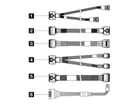 Lenovo ThinkSystem SR650 – SAS/SATA Kabelkit, für V3 Chassis (Front BP1)