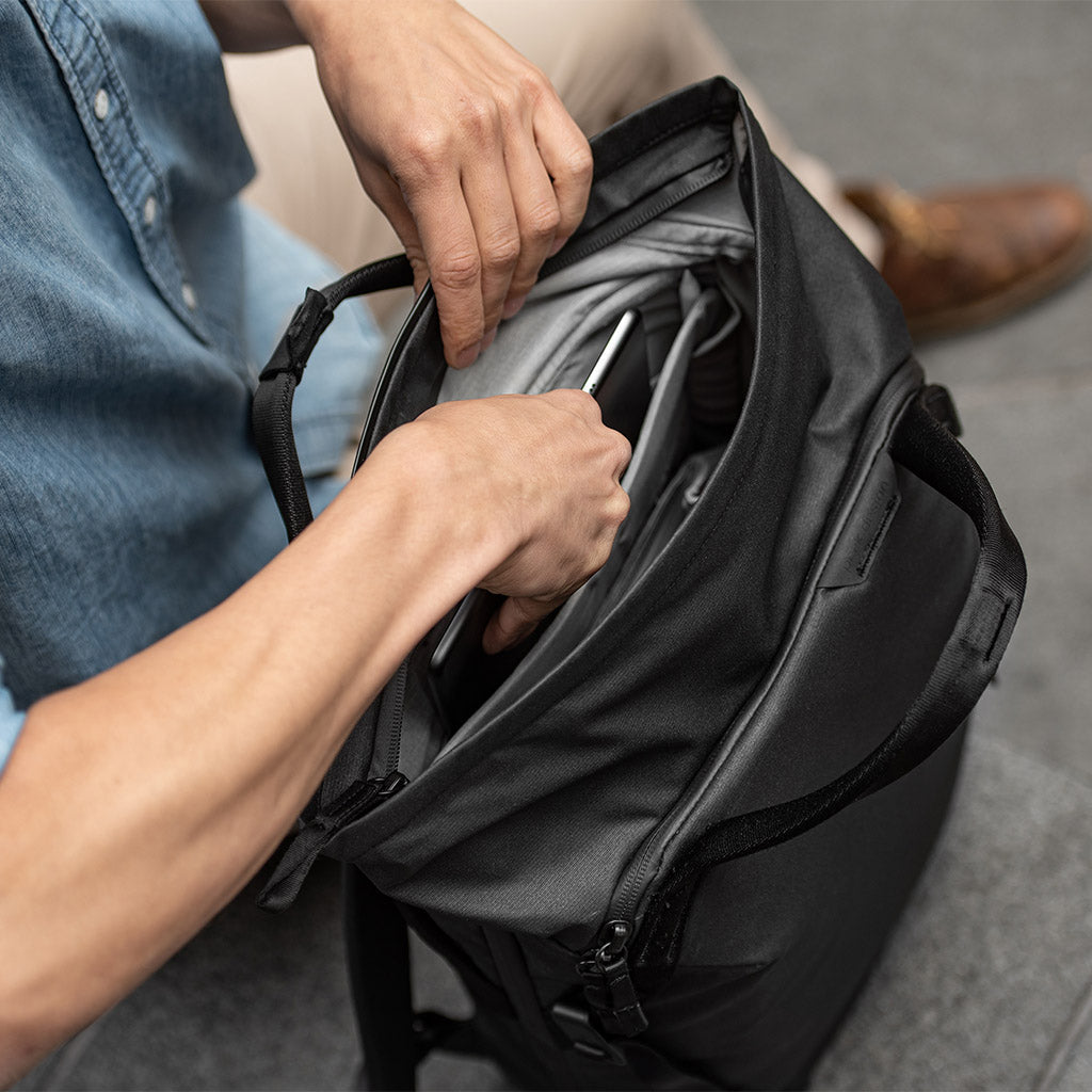 Peak Design Everyday Totepack v2 Kamerarucksack – 20 l (erweiterbar auf 25 l) – Nylon – Schwarz