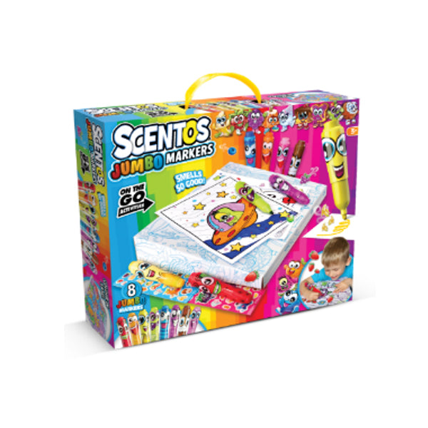 Sombo SCENTOS Filzstifte, Jumbo Reise-Set, Gemischte Farben