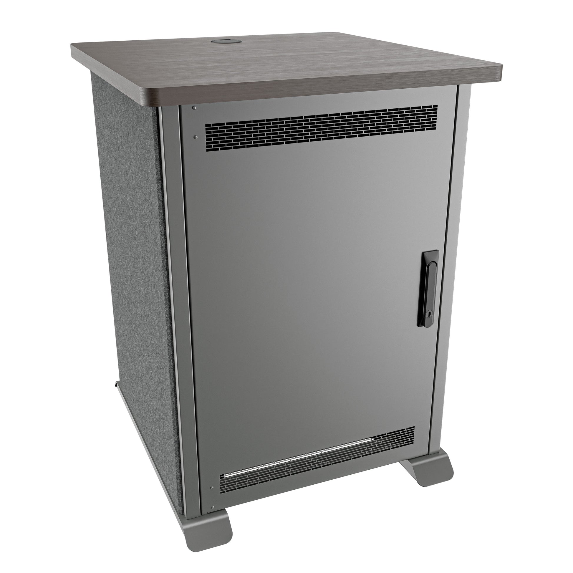 Middle Atlantic FMR-1627A3GC – Freistehendes Rack, 16U, 685,8 mm Tiefe, 136,1 kg Traglast, Anthrazit