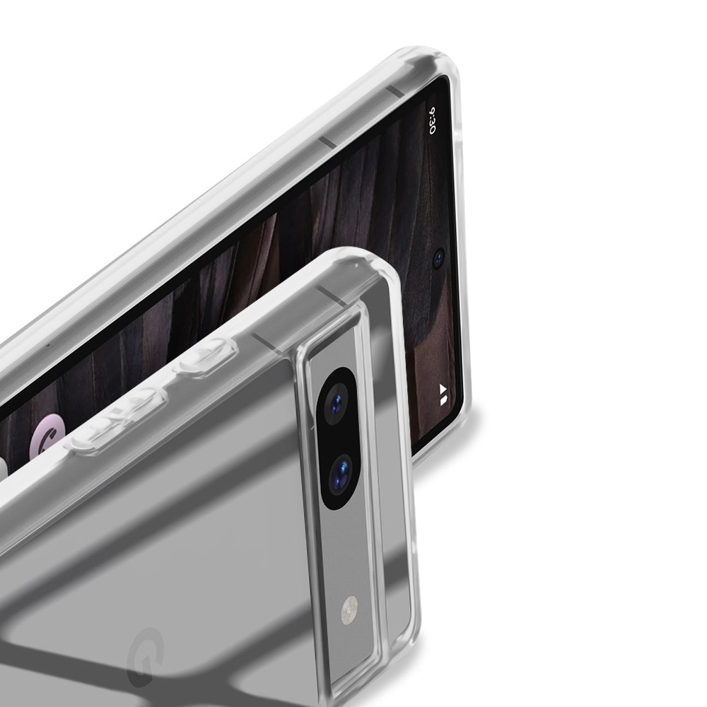 nevox StyleShell SHOCKFlex – Backcover – für Google Pixel 8, Transparent, schmutzabweisend, kratzresistent, sc
