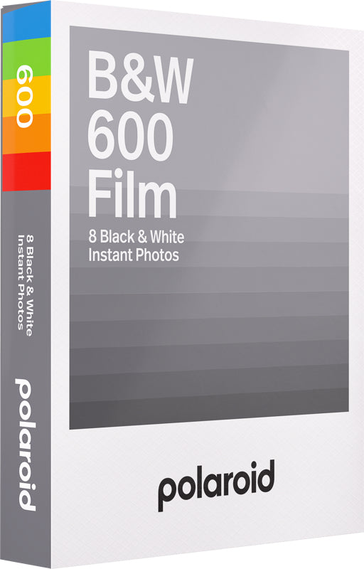Polaroid Sofortbildfilm – Schwarzweiss, 79 × 79 mm Bild, ISO 640 – für 600 – 8er-Pack