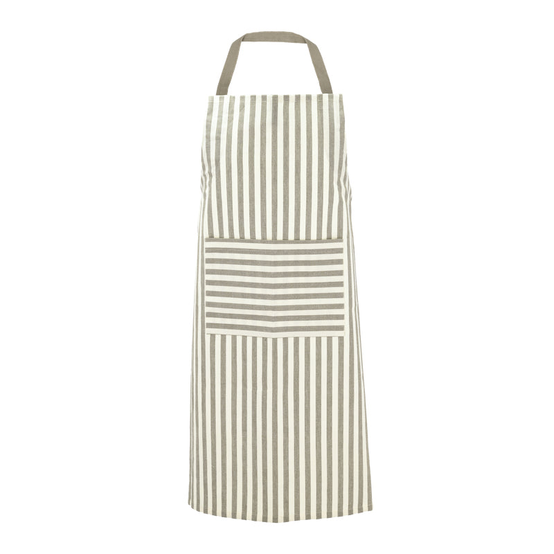 Södahl Harmony – Schürze, 70 × 90 cm, Baumwolle (recycelt), Taupe