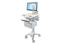 Ergotron StyleView LCD Pivot 6 Schubladen IT-/Medizin-Fahrwagen – höhenverstellbar, für Monitore bis 24"