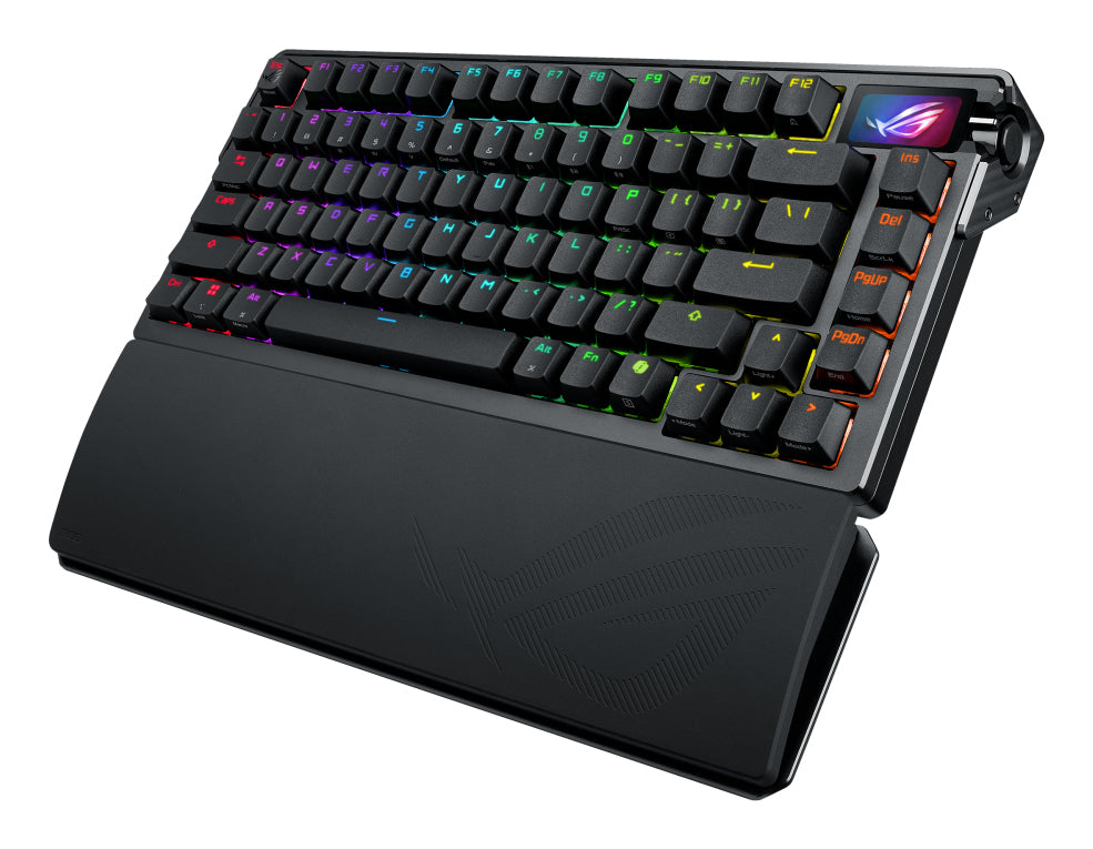 ASUS ROG Azoth – Gaming-Tastatur 75% – mechanisch, RGB – Bluetooth & 2,4 GHz (USB-A) – QWERTZ (FR)