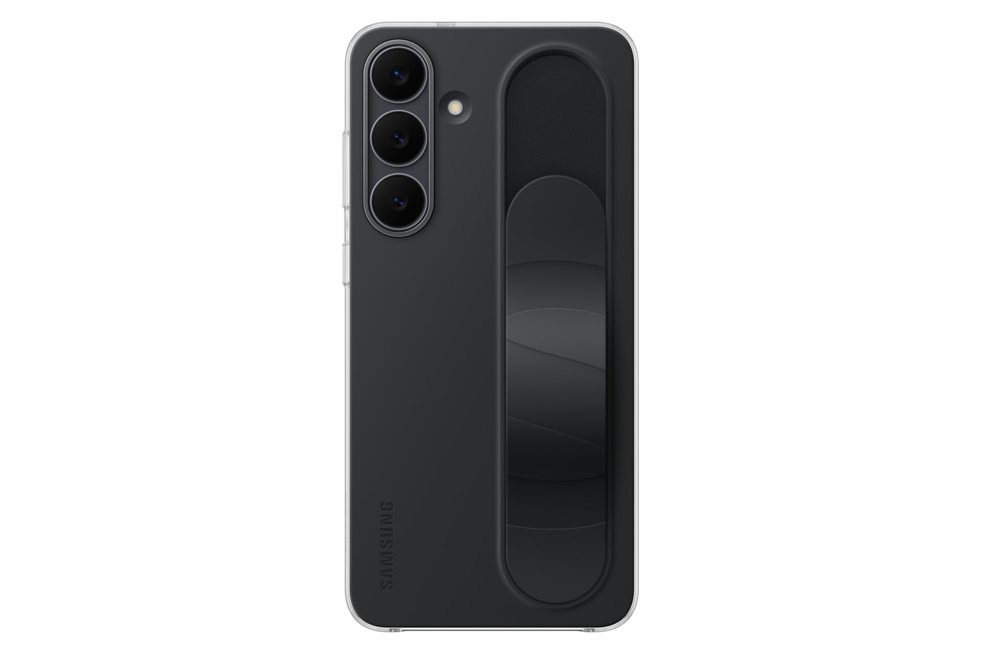 Samsung Backcover – für Samsung Galaxy S25 FE, mit Ständer, Silikon, Schwarz